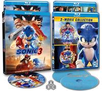 Sonic the Hedgehog 3-Movie Collection 2020-2024 (Sonic the Hedgehog 1, 2, 3) [Blu-ray] [Regon Free]