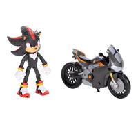 Sonic the Hedgehog 3 SONIC 3 MOVIE Figurine Shadow & moto Sonic the Hedgehog par, objet de collection officiel sous licence du film Sonic 3, figurine premium, hauteur 5" / 12,7 cm, recommandée à parti