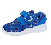 Sonic The Hedgehog Baskets légères pour garçons pour enfants - Sangles de fixation faciles, bleu, 33 EU