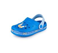 Sonic The Hedgehog Boys Sabots Enfants Enfiler sur Les Chaussures avec Sonic nouveauté Breloques en Bleu Gamer Sandales curseurs Sangle réglable
