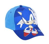 CERDÁ LIFE'S LITTLE MOMENTS Mixte Bébé Casquette Avec Visière Incurvée Sonic Chapeau Sonique À Bord, Bleu Et Rouge, Taille Unique EU