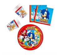 Sonic the Hedgehog ( cde 3 )Sega set de fête 36 pièces Numéro d'article : PNN00105, Kit anniversaire 8 enfants Sonic