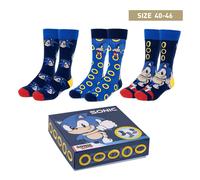 Sonic The Hedgehog Chaussettes 3-pack Sonic 40-46 Cerdá