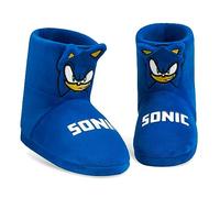 Sonic The Hedgehog Chaussons Enfant Garcon Sonic Pantoufles Fantaisie Chausson Mixte Enfant 28-36 (Bleu, 34)