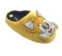 Sonic The Hedgehog, Chaussons Sonic pour garçons ou filles, Queues, 34 EU UK 2