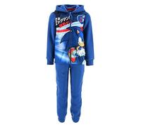 Sonic The Hedgehog Ensemble de Survêtement Garçon, 2 Pièces Sweat à Capuche et Pantalon Vêtements de Sport pour Enfants Tailles 3 à 8 Ans (FR/ES, Âge, 3 Ans, Taille Normale, Bleu)