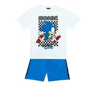 Sonic The Hedgehog Ensemble T-Shirt et Short Garçons Kids Gaming Outfit Bleu 9-10 ans
