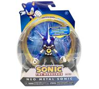 Jakks Pacific Sonic the Hedgehog Figurine Sonic en métal avec baguette électrique 10 cm