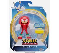 SONIC THE HEDGEHOG Figurine 4 Pouces - Knuckles avec Ressort
