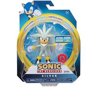 Sonic The Hedgehog - Figurine articulée 11cm - Personnage Silver + Accessoire