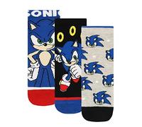Sonic The Hedgehog Garçon Chaussettes Pack de 3 Multicolore EU 20-23 (Taille fabricant UK 3-5)