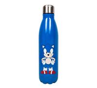 Sonic The Hedgehog Gourde en métal à double paroi Capacité 500 ml Produit sous licence officielle Sonic The Hedgehog