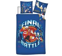 Sonic The Hedgehog Housse De Couette Réversible Set 135 X 200 Cm 100% Coton