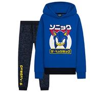 SONIC THE HEDGEHOG Jogging Enfant Garcon - Survêtement Enfant Garcon 4-12 ans (as4, age, 4_years, 5_years, regular, Bleu, 4-5 ans)