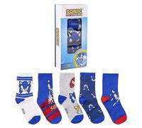 Sonic THE HEDGEHOG Mixte Enfant Lot De Chaussettes, Multicolore, 40-46 EU