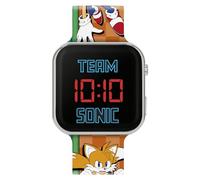 Sonic The Hedgehog Montre numérique pour enfants avec bracelet orange LED SNC4322M