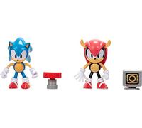 Jakks Pacific Figurines Pack de 2 Sonic Classic et Classic Mighty 10 cm articulées couleurs vives