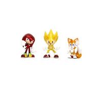 Sonic the Hedgehog - Pack 3 figurines Diecast Nano Metalfigs 5 cm