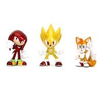 Sonic the Hedgehog - Pack 3 figurines Diecast Nano Metalfigs 5 cm