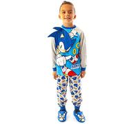 Sonic the Hedgehog Pajamas Garçons Costume d'enfants Costume Bleu PJS 5-6 Ans