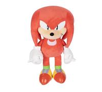 Sonic The Hedgehog | Peluche Géante Knucles 45 Cm | Matériau Doux | Licence Officielle | Mains Aggripantes | Gamme Jouet en Peluche à Collectionner | Idée Cadeau Enfant 3 Ans