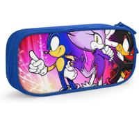 Sonic The Hedgehog Pencil Pen Case Widepen Bag Blue[107]