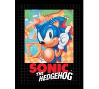 Sonic The Hedgehog - Poster encadré "Cover" PM8659 (40 cm x 30 m) (noir/couleur)