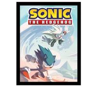 Sonic The Hedgehog - Poster encadré "Wave" PM10732 (40 cm x 30 cm) (coloré)
