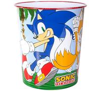 Sonic the Hedgehog Poubelle à papier pour enfants pour chambre à coucher, bureau, poubelle