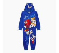 Sonic The Hedgehog, Pyjama à capuche pour garçons ou filles, âge 4-14 ans, Sonic., 5-6 ans