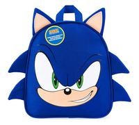 SONIC THE HEDGEHOG Sac a Dos Fille et Garçon Knuckles Shadow Tails Sac Maternelle Primaire Cartable Enfant Cadeau Gamer (Bleu Sonic)