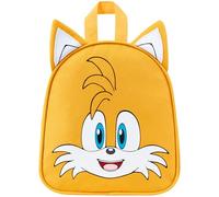 SONIC THE HEDGEHOG Sac a Dos Fille et Garçon Knuckles Shadow Tails Sac Maternelle Primaire Cartable Enfant Cadeau Gamer (Jaune Miles)