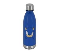 Sonic The Hedgehog - Sega Face-Bouteille Tritan, Bleu, 7,5 x 25cm, Capacité 0,7 L
