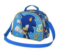 Sonic The Hedgehog - SEGA Go-Sac Repas 3D, Bleu, 26 x 20 cm