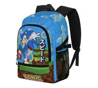 Sonic The Hedgehog - SEGA Greenhill-Sac à dos Fight FAN 2.2, Multicolore, 31 x 44 cm, Capacité 24 L