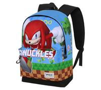 Sonic The Hedgehog - SEGA Knuckles Run-Sac à Dos HS Fan 2.2, Multicolore, 31 x 44 cm, Capacité 24 L