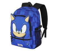 Sonic The Hedgehog - SEGA Sega-Sonic Sight-Sac à Dos Fight Fan 2.2, Bleu, 31 x 44 cm, Capacité 24 L
