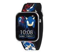 Sonic The Hedgehog Sega SNC4488MARG Montre intelligente avec bracelet imprimé Noir