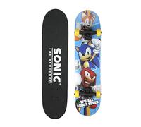 Sonic The Hedgehog Skateboard de bureau en érable 9 plis pour croisière, sculpture, figures et descente 78,7 cm