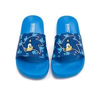SONIC THE HEDGEHOG Sliders Garçons Enfants Sandales Bleues Beach Chaussures Flip 32