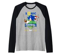 Sonic The Hedgehog - Sonic Football League Manche Raglan