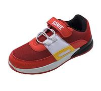 Sonic The Hedgehog, Sonic Le Hérisson, garçons ou Filles Baskets/Chaussures de Sport avec des Feux Clignotants, Rouge, Taille 3 UK, 36 EU