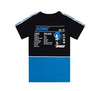Sonic The Hedgehog T-Shirt pour Enfants - Haut Gamer Noir 11-12 Ans