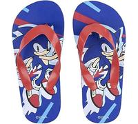 Sonic The Hedgehog Tongs pour Garçons, Sandales Légères, Chaussures D'été Sonic pour Garçons, Tailles EU 28 a 35 (eu_footwear_size_system, big_kid, numeric_range, medium, numeric_34, numeric_35)