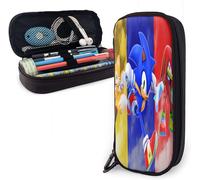 Sonic The Hedgehog Trousse À Crayons Grande Capacité Avec Compartiments Pour Fournitures Scolaires Et De Bureau