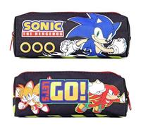 Sonic The Hedgehog Trousse scolaire rectangulaire Bleu Sonic, multicolore, Taille unique, Trousse à crayons
