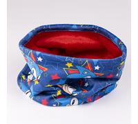 Sonic Tour de cou pour enfants - Couleur bleue - Taille unique - 100% polyester - Design imprimé produit original conçu en Espagne
