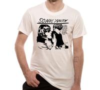 Sonic Youth - T-Shirt Homme Blanc Sonic Youth "Sonic Youth" (Taille XL)