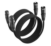 SONICAKE Câble microphone XLR connecteur mâle à femelle 3 pôles