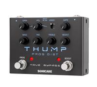 SONICAKE Distortion Pédale haut gain avec modes tonal Modern/Vintage